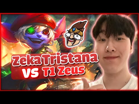 Zeka Stream | Hle Zeka Tristana Mid vs T1 Zeus Aatrox Top