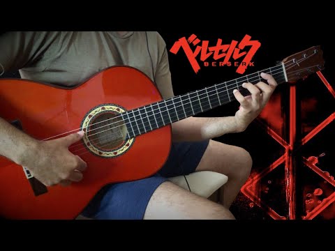 『Blood and Guts - Passionate』(Berserk) meet flamenco gipsy guitar【anime fingerstyle cover】ベルセルク