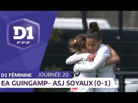 J20 : EA Guingamp - ASJ Soyaux Charente (0-1) / D1 Féminine