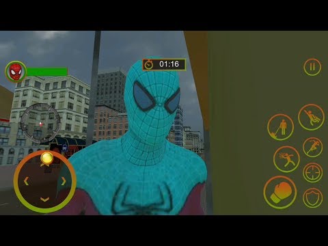 Amazing Flying Spiderhero Iron Rope Adventure | New Spider Hero City Crime | Android GamePlay