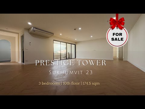 Prestige Towers | 3 Bedroom Condo for Sale | Asoke | BTS Asoke / MRT Sukhumvit | THB 14.9 Million