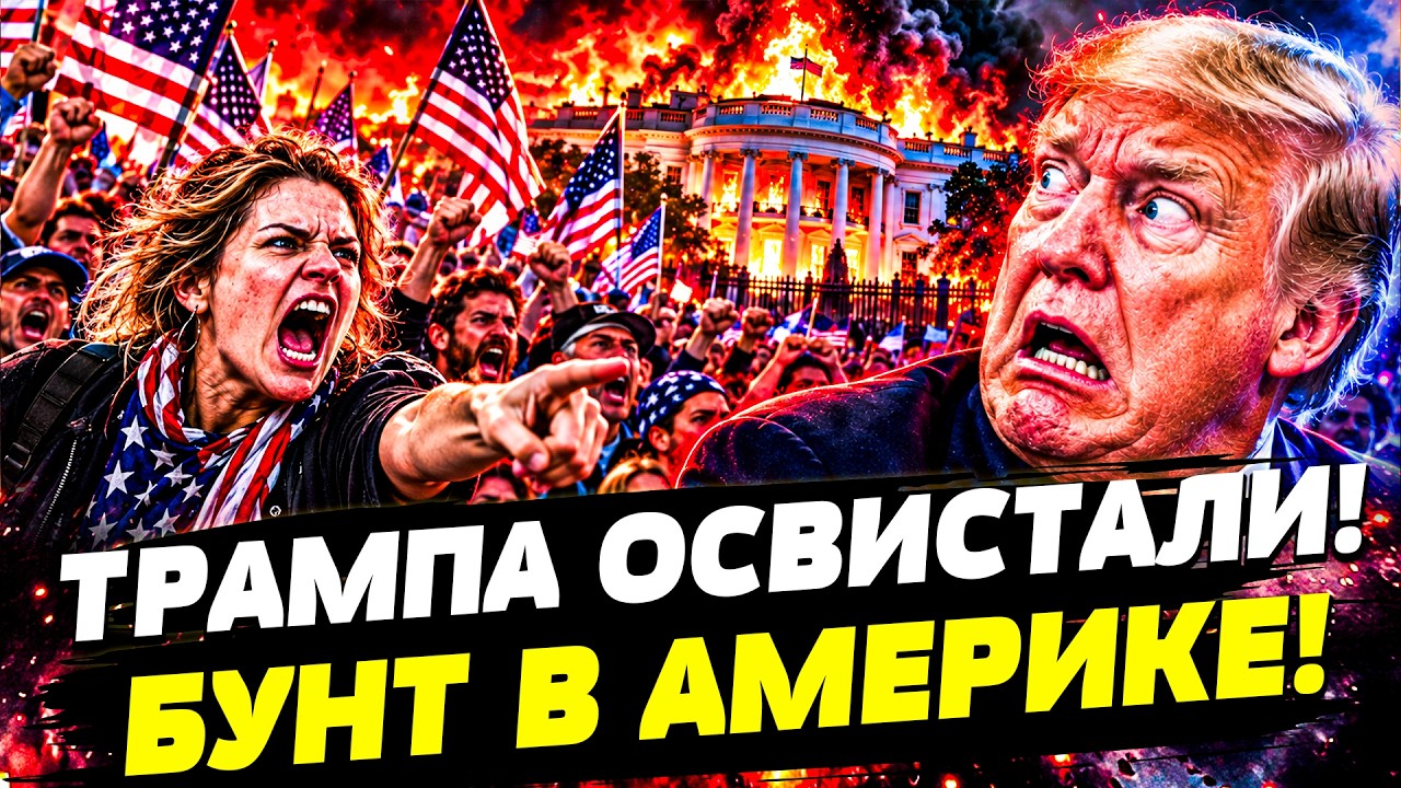 ⚡️АМЕРИКА ВЗОРВАЛАСЬ! ТРАМПУ ЖЁСТКО ЗАТКНУЛИ РОТ на ГЛАЗАХ у ВСЕГО МИРА! БУ?
