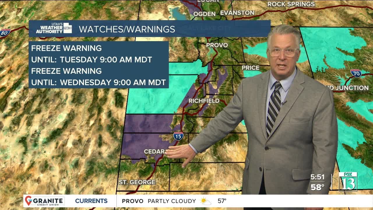 Storm on the way - Monday evening forecast