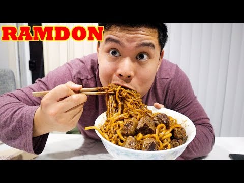 How To Make RAMDON From PARASITE In 5 Minutes! | MUKBANG!
