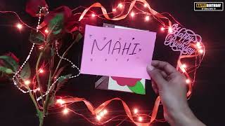 Happy Birthday Mahi - HBD Mahi Whatsapp Status Live - Happy Birthday By Amal Info TV