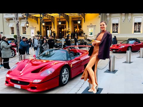 CELEBRITIES GRAND PRIX MONACO 2024 |RARE SUPERCARS: Ferrari, Lamborghini, Rolls-Royce, Maserati