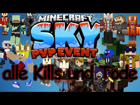 Minecraft Sky PvP-Event 2 Highlights - alle Kills und Tode - MPZ