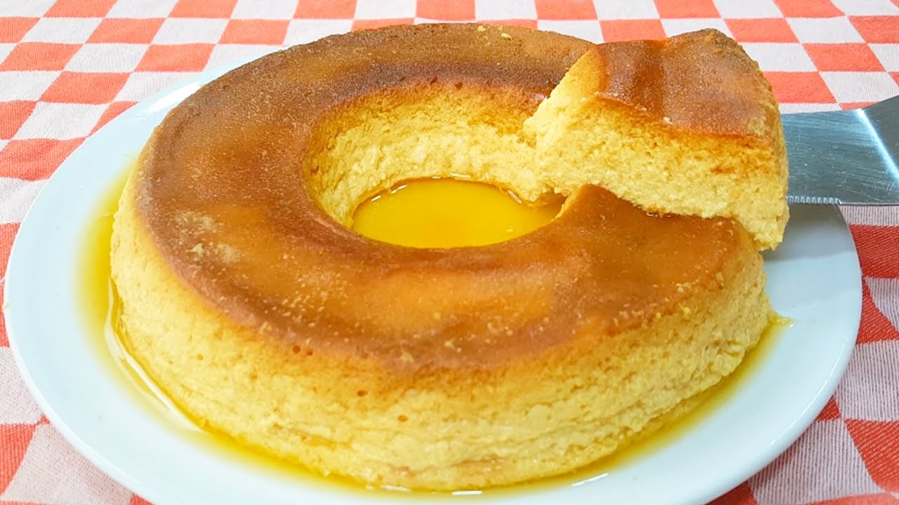 Só 3 INGREDIENTES! Pudim SEM AÇÚCAR, Sem Leite, Fácil e Delicioso - Vai amar!