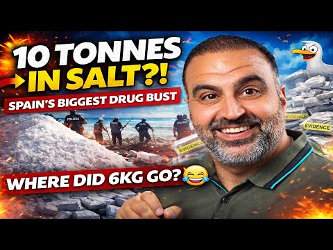 10 TONNES of Cocaine Buried in SALT?! 😱 Spain’s Wildest Drug Bust