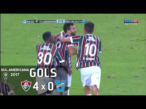 Gols - Fluminense 4 x 0 Universidad Católica (EQU) - Sul-Americana 2017