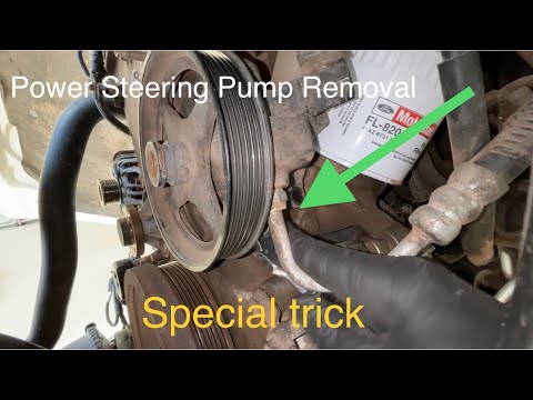 How to drop the power steering pump: Ford Mustang 4.6L GT, Cobra, SOHC, DOHC