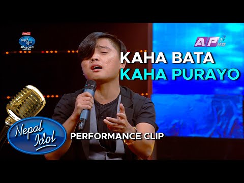 Kaha Bata Kaha Purayo- Suresh Lama | Nepal Idol Season 4
