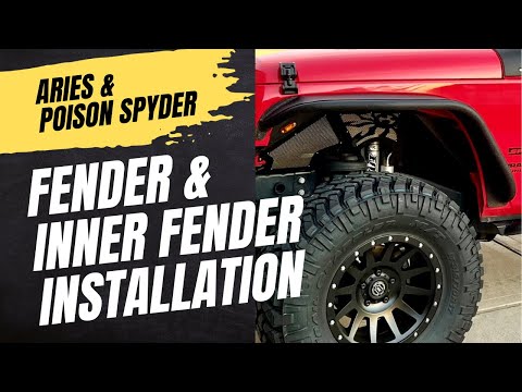 Aries Fender and Poison Spyder Inner Fender Installation for Jeep JK Wrangler
