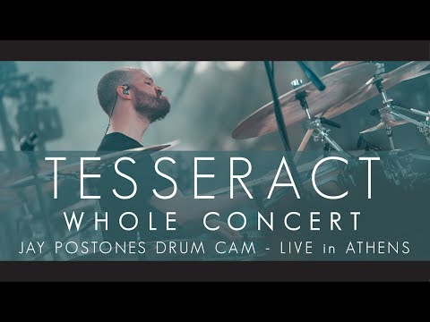 TESSERACT (WHOLE CONCERT) - JAY POSTONES DRUM CAM, Live in Athens, 07 07 2019