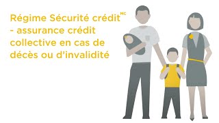 Régime Sécurité crédit (MC) – assurance crédit collective en cas de décès ou d’invalidité