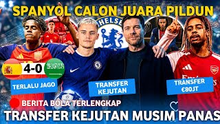 Download lagu KEJUTAN! Chelsea Ambil Florian wirtz 😱 €80JT Arsenal Beli Barcola 🤑 Spanyol Bantai Arab Saudi mp3