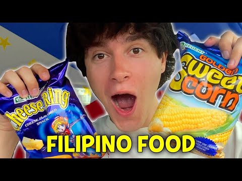 Trying FILIPINO Snacks For The First Time 🇵🇭
