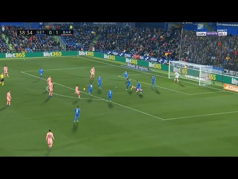 Suarez amazing volley goal against getafe