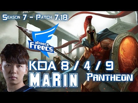 AFs MaRin PANTHEON vs FIORA Top - Patch 7.18 KR Ranked