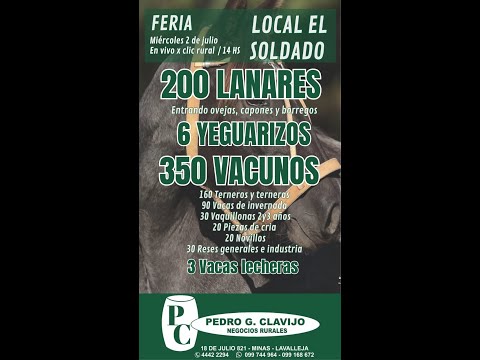 2/7/2025 Local el Soldado - Lavalleja - Pedro G. Clavijo