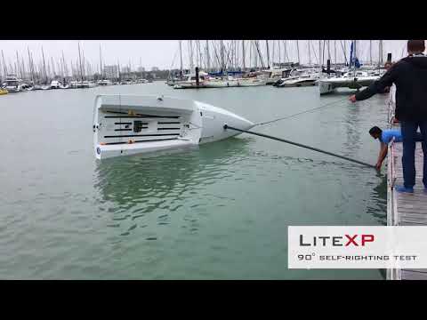 LiteXP 90° self-righting test / test de retournement