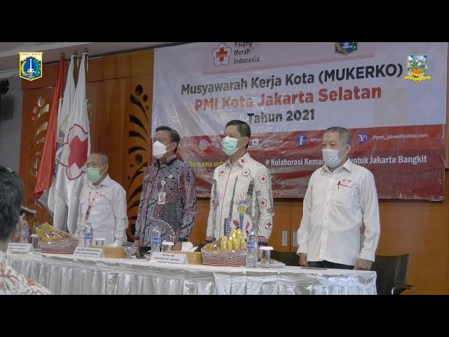 Walikota Buka Mukerko Pmi Jaksel Tahun 2021