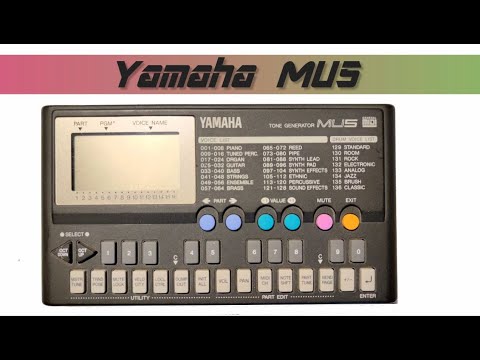 Yamaha MU5 playing some DOS-games music