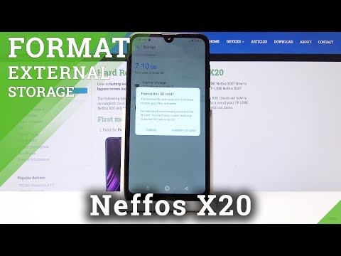 How to Format SD Card in TP-LINK Neffos X20 - Fix External Storage
