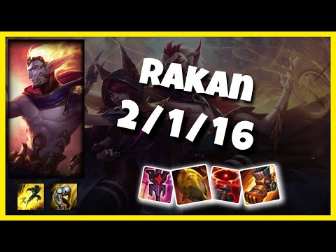 Rakan Challenger Gameplay Replay 10.24 Support 2/1/16