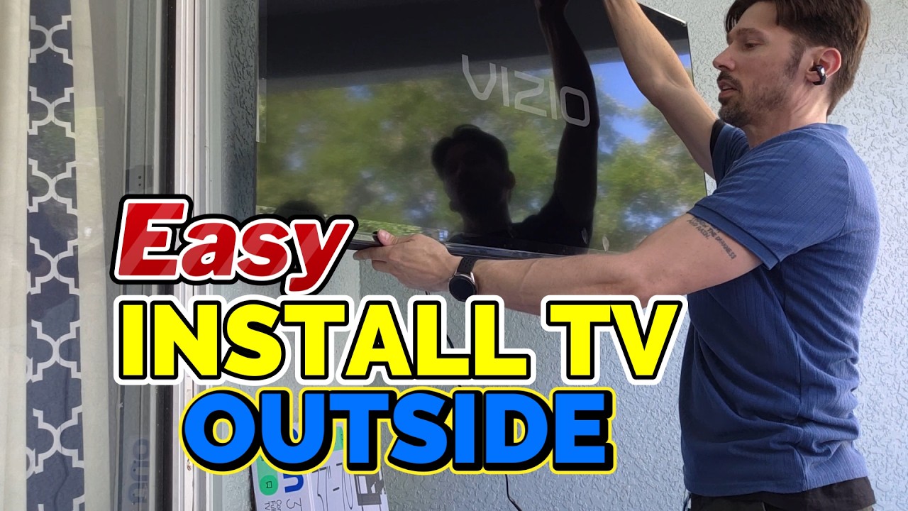 Before You Install a TV OUTSIDE. WATCH THIS!
