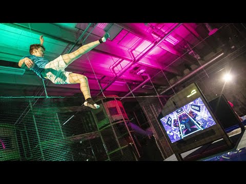 ValoJump with "JumpBall" Game - Trampoline Park Fun Supplied by Exergame Europe