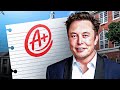 How Good Was Elon Musk In School
