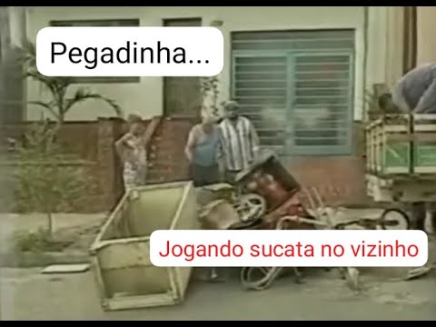 Putting scrap metal in the neighbor's yard: A prankster who'll do anything for money. Let's laugh...