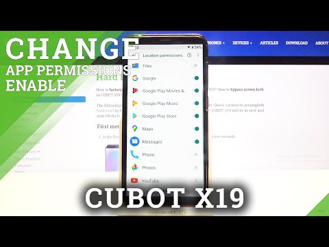 Manage App Permissions - CUBOT X19 & Apps Settings