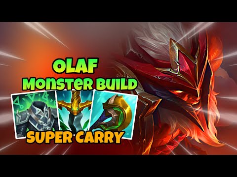 SUPER STRONG OLAF JUNGLE WILD RIFT BUILD - unstopable !