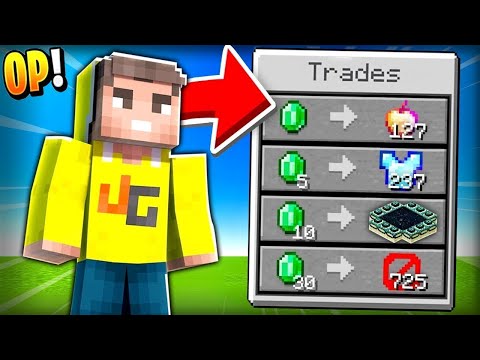 MINECRAFT BUT YOUTUBERS TRADE OP ITEMS