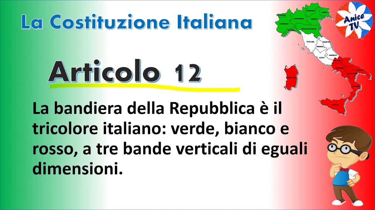 La Costituzione Italiana  - Articoli 1-12; I principi fondamentali