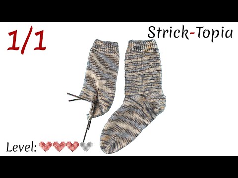 Socken stricken für Anfänger leicht gemacht - Gesamt
