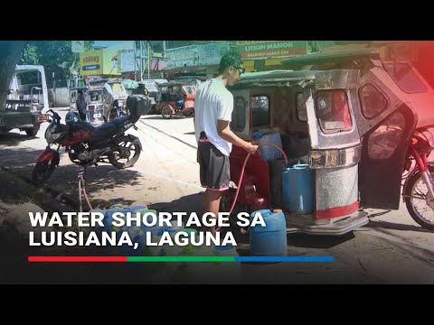 Water shortage sa Luisiana, Laguna ABS-CBN News