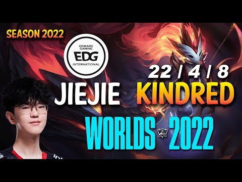 EDG Jiejie KINDRED vs TRUNDLE Jungle - NA Ranked - WORLDS 2022