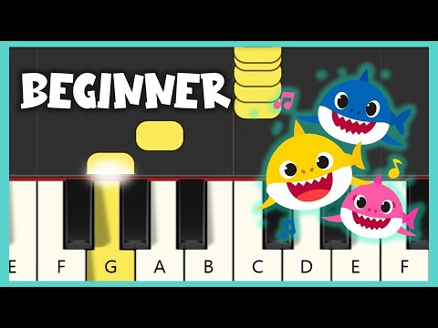BABY SHARK - BEGINNER PIANO - PIANO FÁCIL