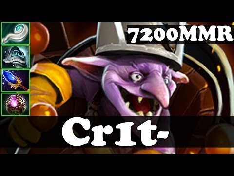 Dota 2 - Cr1t- 7200 MMR Plays Timbersaw - Pub And Ranked Match Gameplay