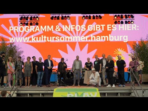 Auftaktveranstaltung "Play out loud" für den Kultursommer auf dem Spielbudenplatz! Interviews!