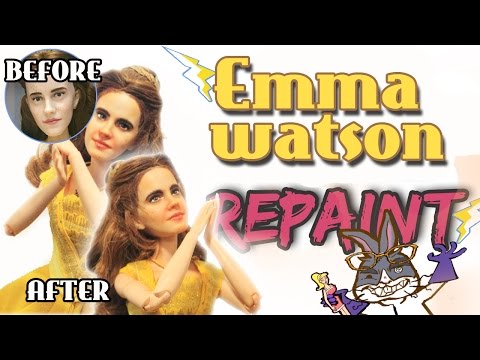 Emma Watson Disney Film Collections Doll Repaint Mad scientist Doll customs Episode 12