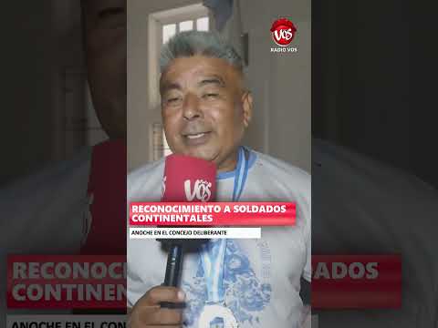 GENERAL DEHEZA: RECONOCIMIENTO A SOLDADOS CONTINENTALES.