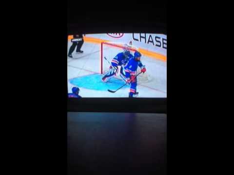 San Jose Sharks vs New York Rangers 10/19/2014 win hockey game