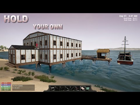 Hold Your Own ep6 Fishing!  Boat!  House Building and more