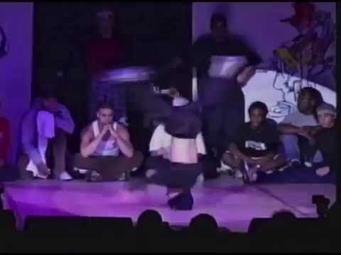 Bboy EVO (all Solos rounds) - UK Breakdance Championships 1998