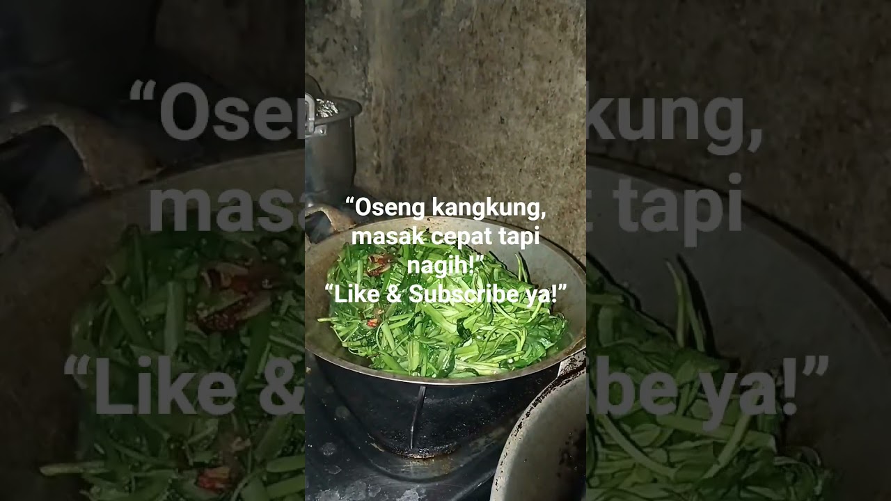“Oseng Kangkung Simple & Sedap! 🌿🔥” #kontenmasak #fypindonesia #masakdirumah #cooking #masakrumahan