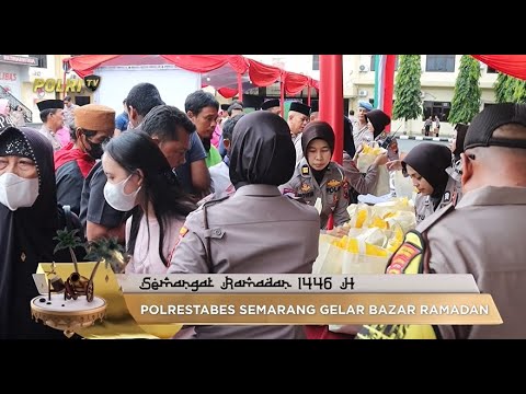 POLRESTABES SEMARANG GELAR BAZAR RAMADAN